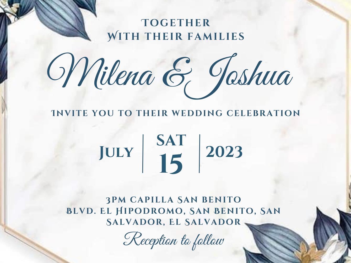 The Wedding Website of Milena Viana Leonard and Josh Leonard