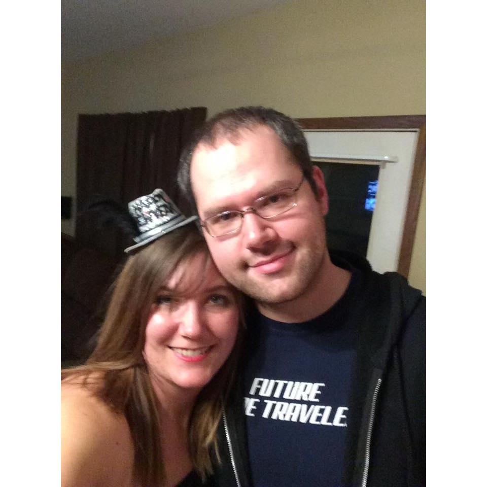 Our first picture together at the NYE party that started it all!!!