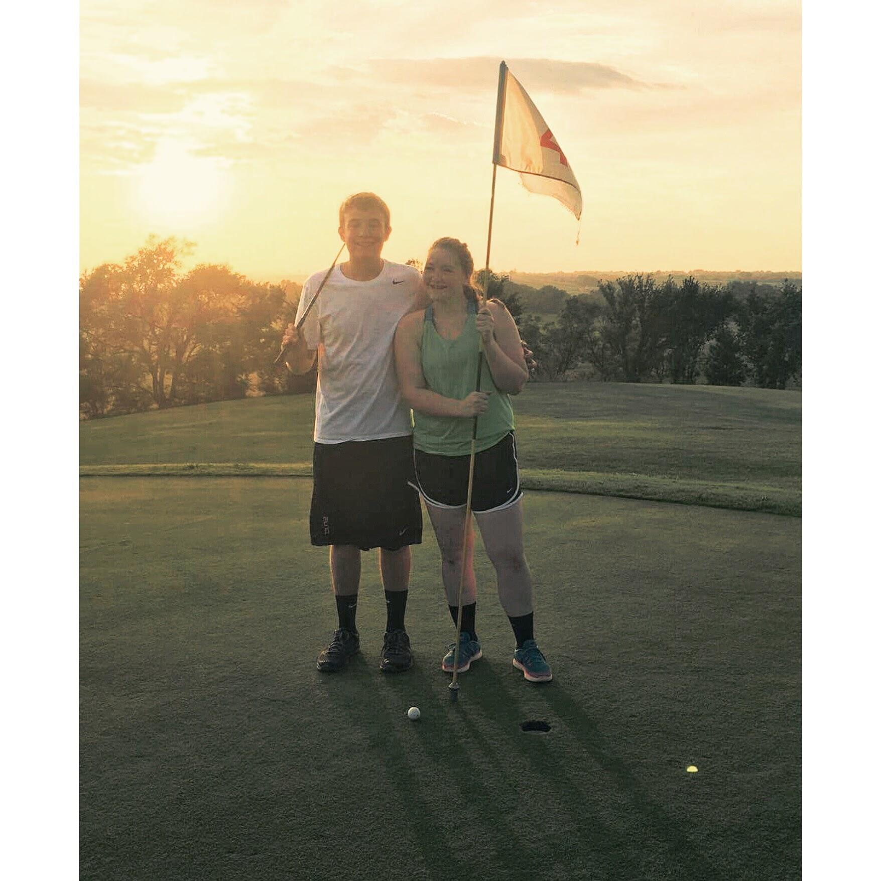 Golf date night with some friends!