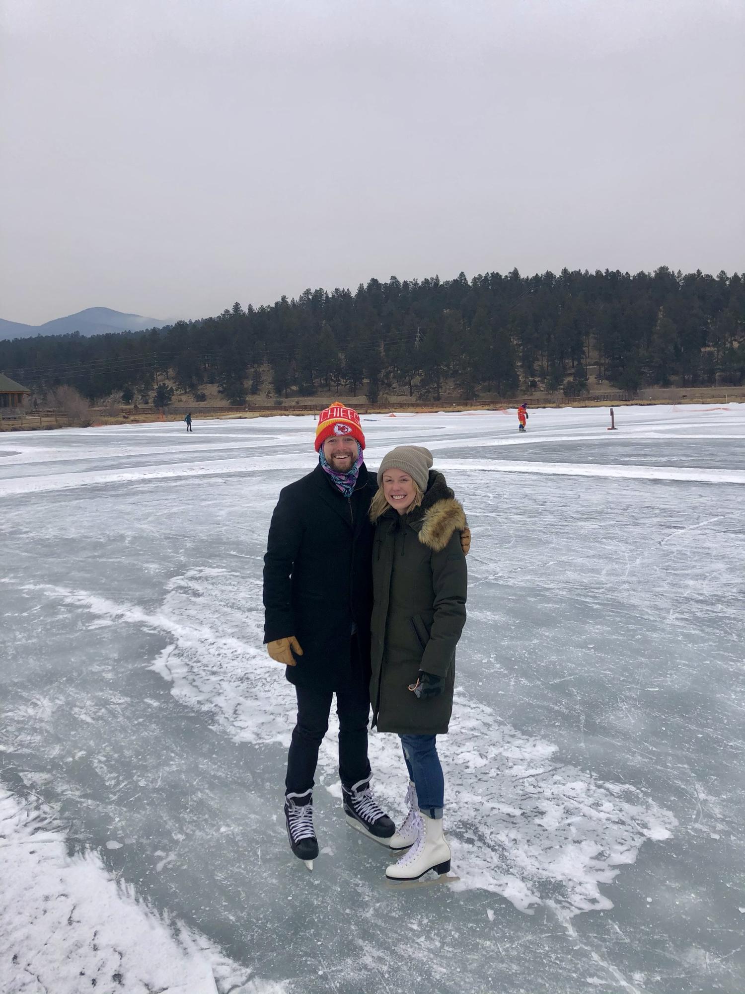 Our first Valentine's Day in Evergreen, below 0 degrees