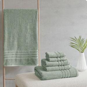 Madison Park Nurture Sustainable Antimicrobial Bath Towel 6 Piece Set