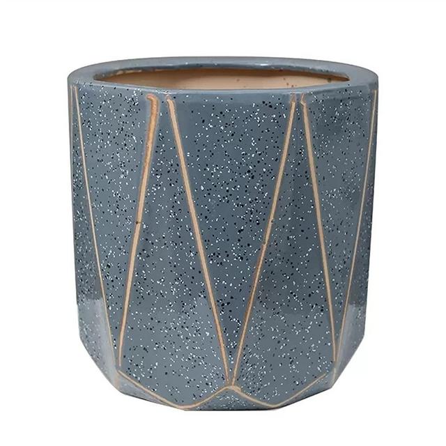 Flower Pot Garden Planter Outdoor - Round Decorative Flower Pots Large Indoor and Outdoor Tree Planter, Plant Pot Containers with Drain Holes House Plants, Succulents, Flowers (Size : 35cm)