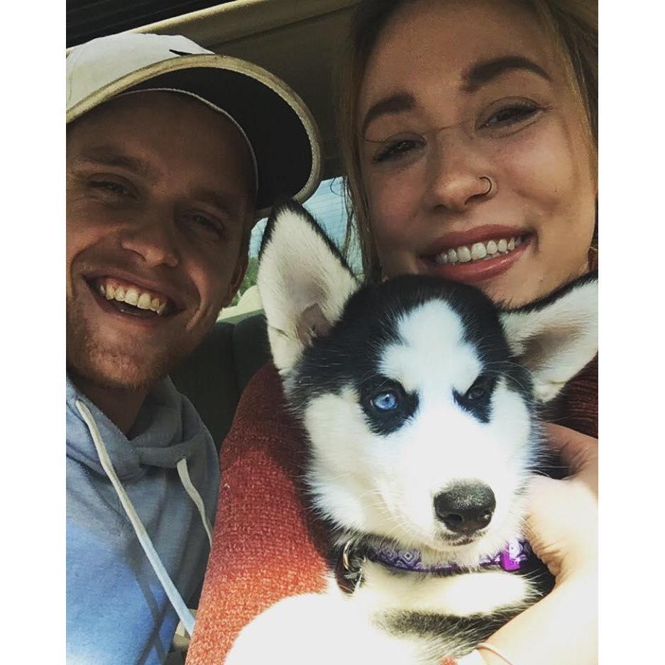 The day we picked up our pup, Lilah!