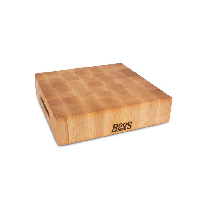 John Boos & Co. Square End-Grain Maple Chopping Block