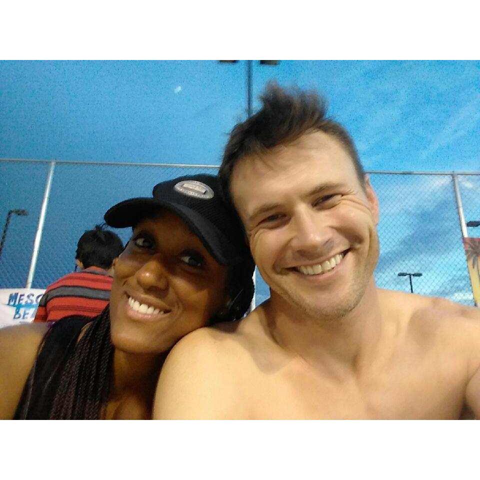 First time at Seddy's volley-ball game! Way to go babe :)