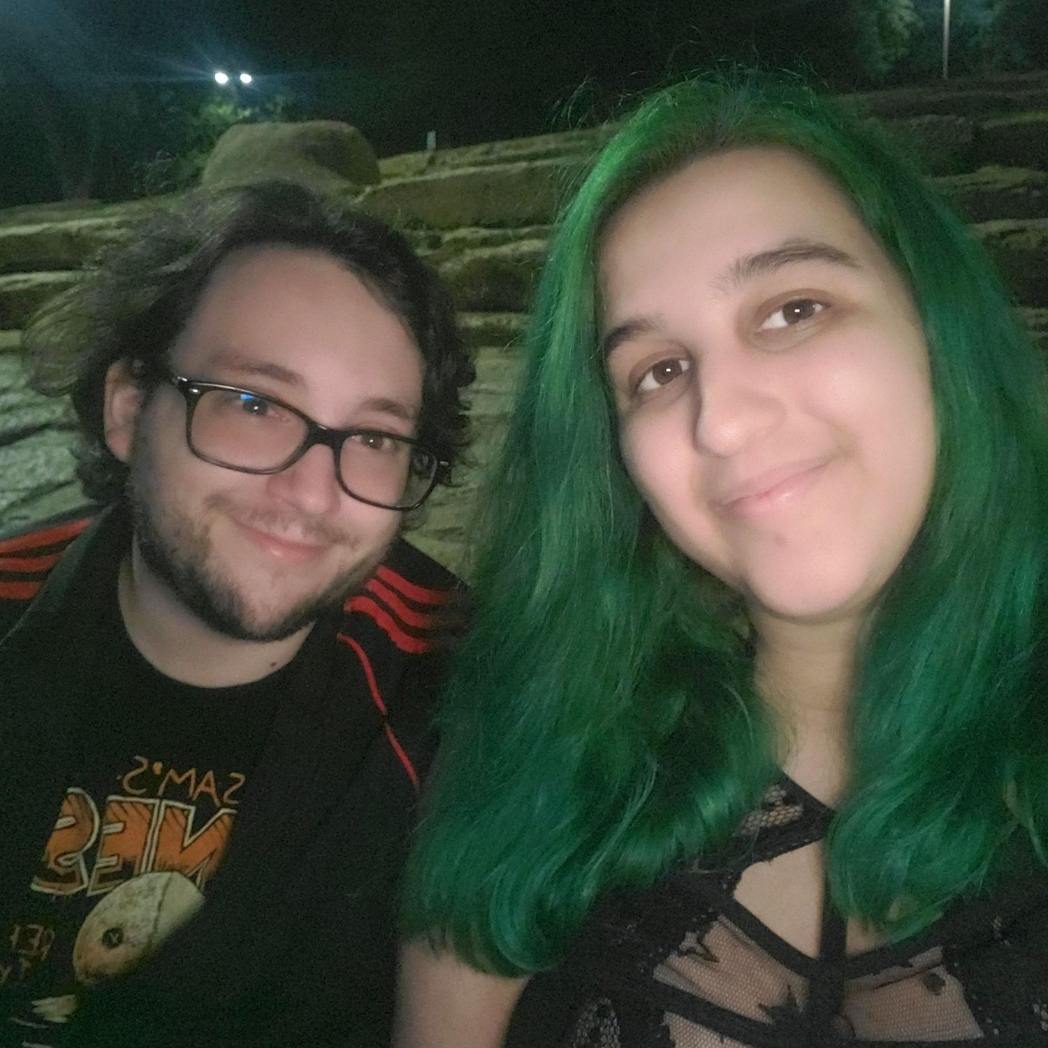 Went night swimming at the river, one of our favorite things to do at cynthias favorite place