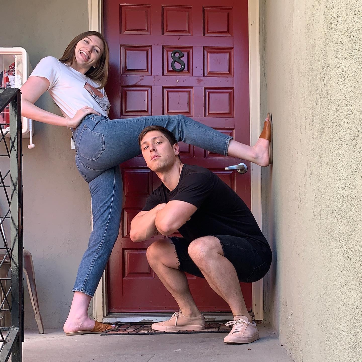 from our first apartment together...