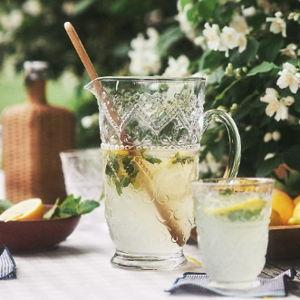 The Bombay Handblown Glass Pitcher