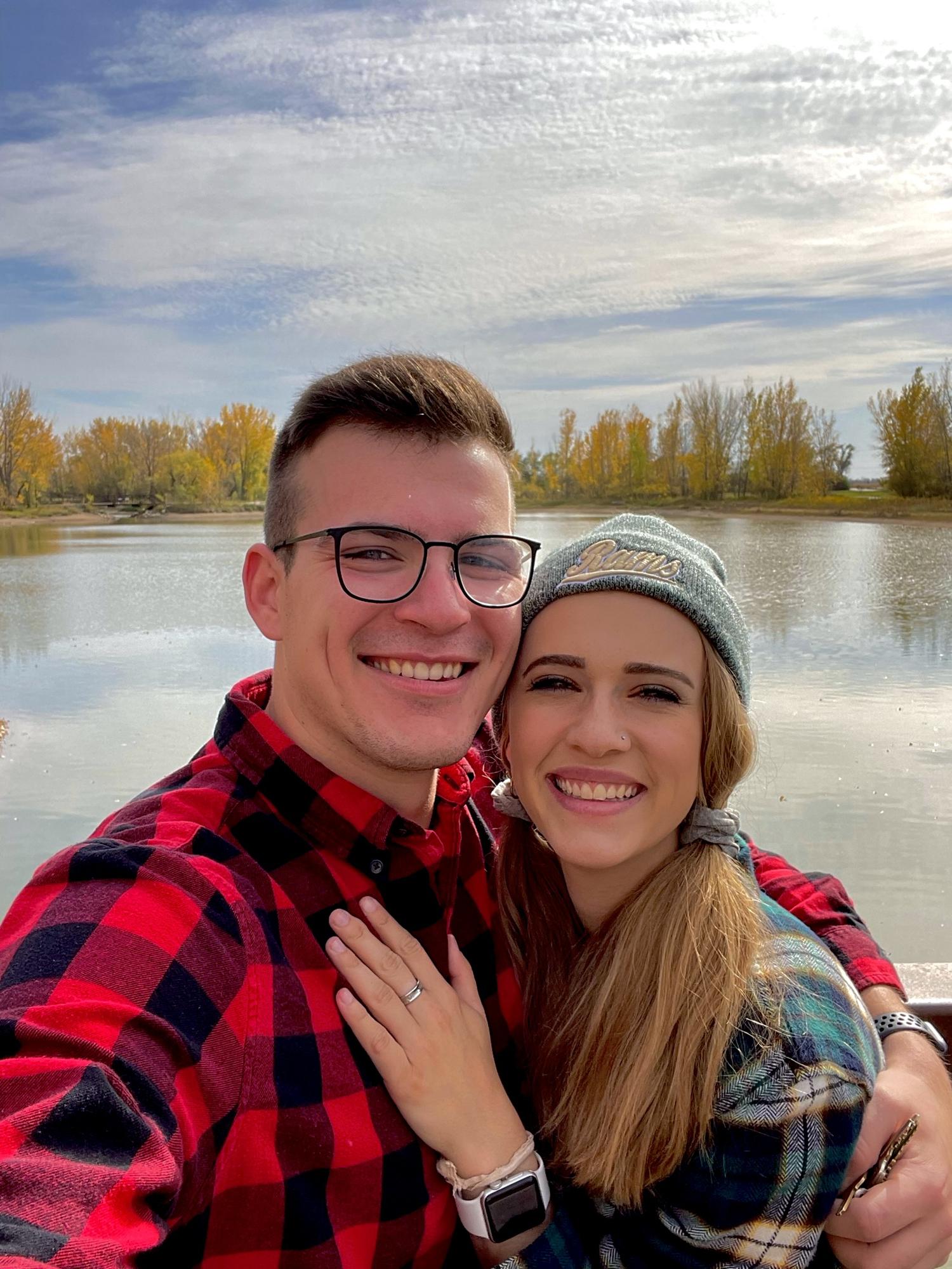Cozy flannel selfie with the Fall colors