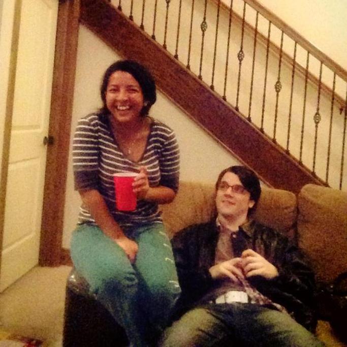 Our first picture together, 2013.