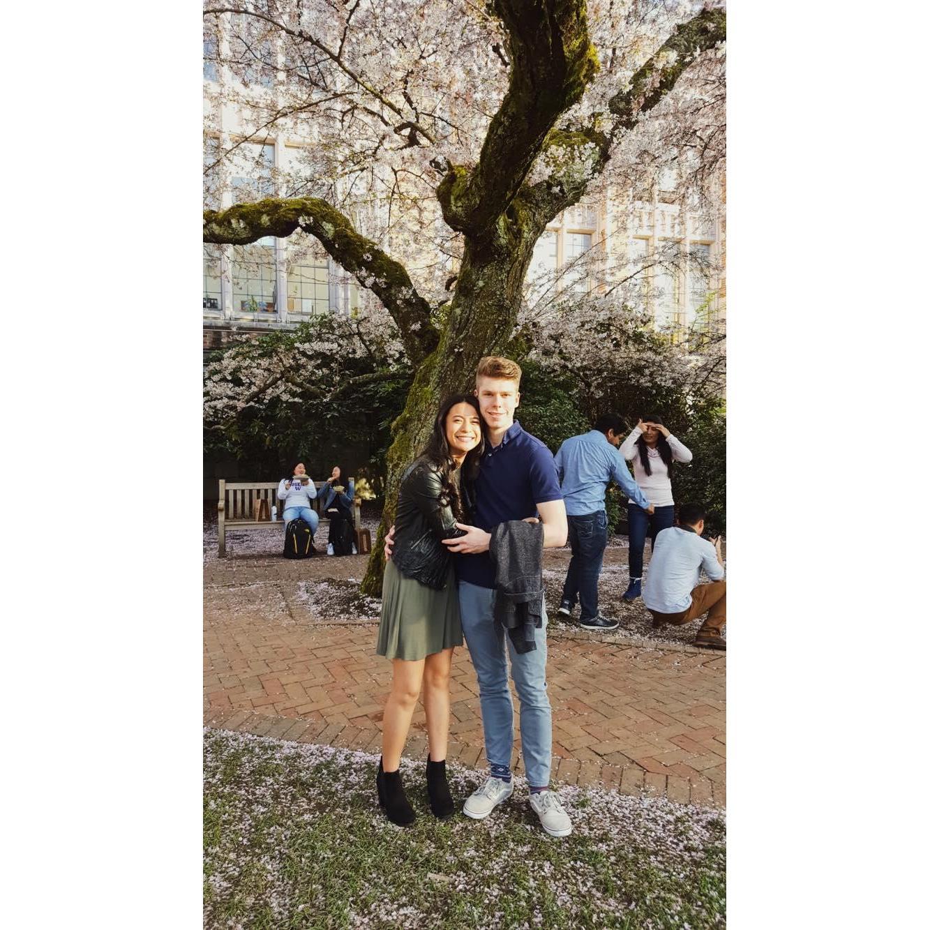 Our first date!