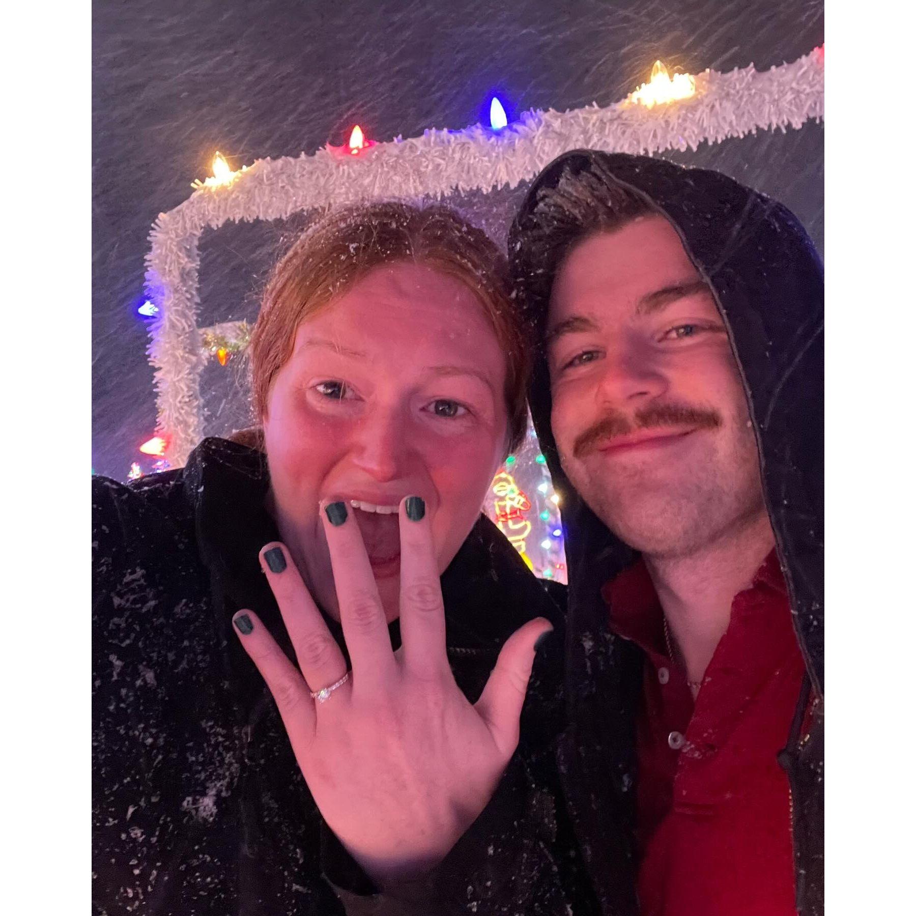 Rachel said YES!