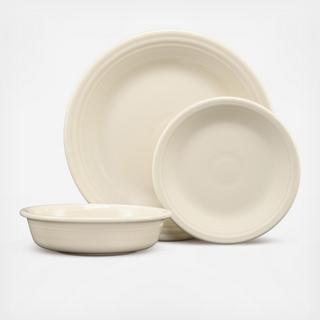 Classic Rim 3-Piece Place Setting, Service for 1