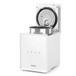 3L Stainless Steel Warm Mist Humidifier with Easy Clean and Warm Steam Function, Healthy Air Mist Humidifiers for Bedroom Living Room, with Sleep Mode and Auto-off Setting
