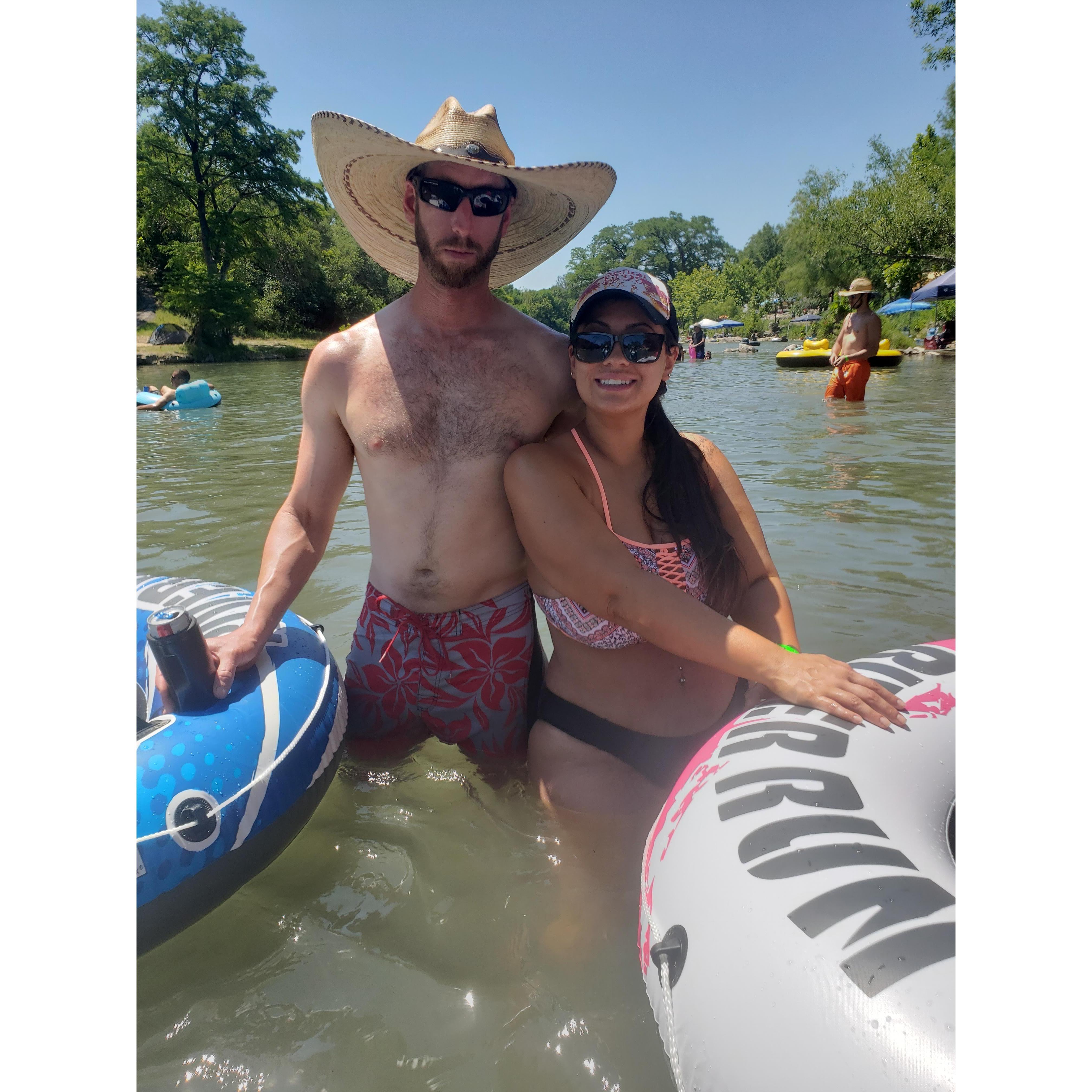 Our first trip together. New Braunfels June of 2020.