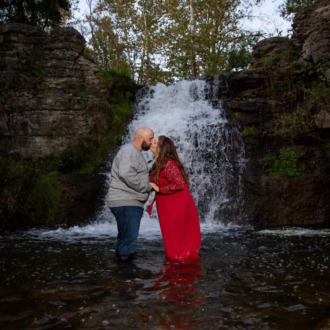 Engagement photo sneak peek. Yes the water was freezing.