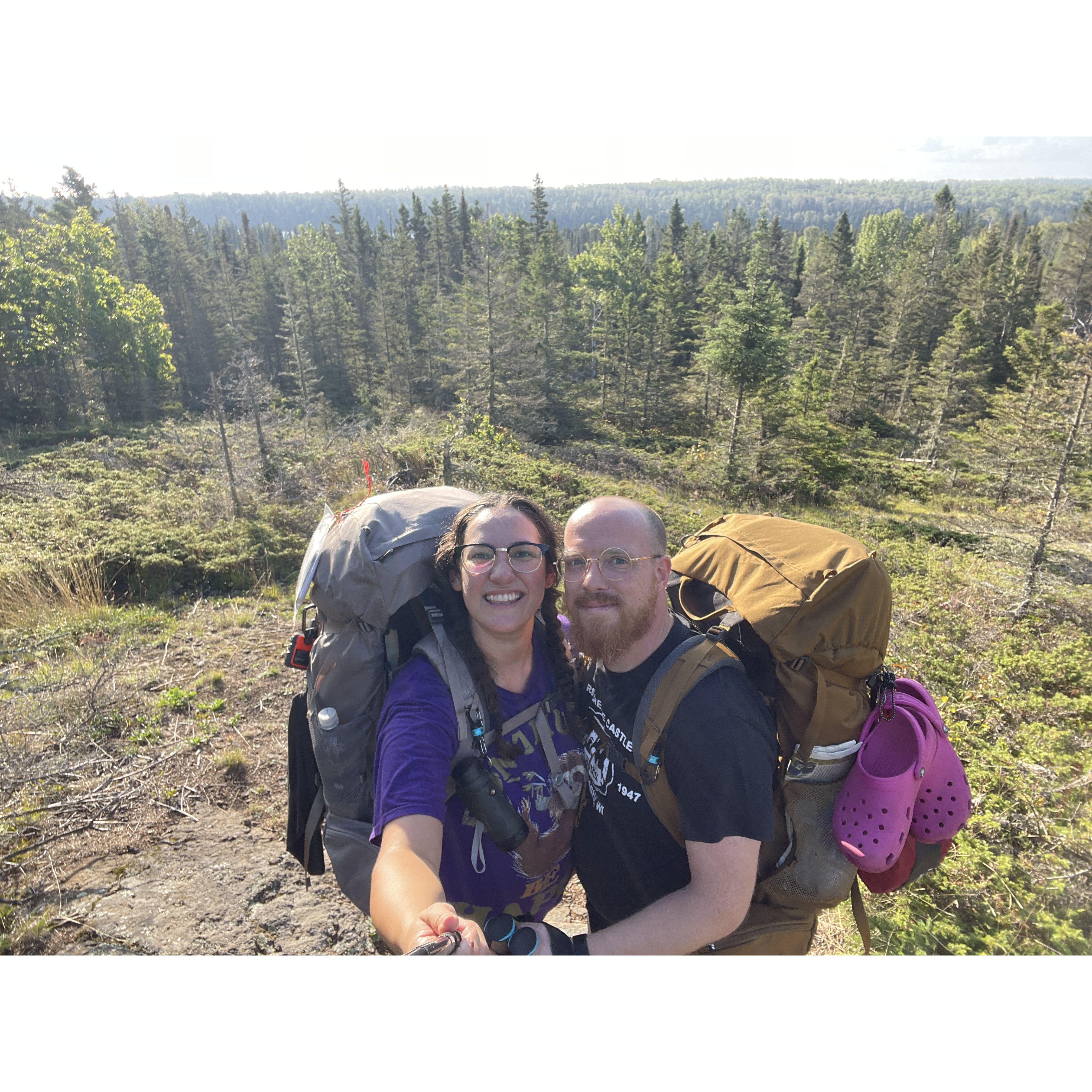 On top of Mount Franklin - where we got engaged :)