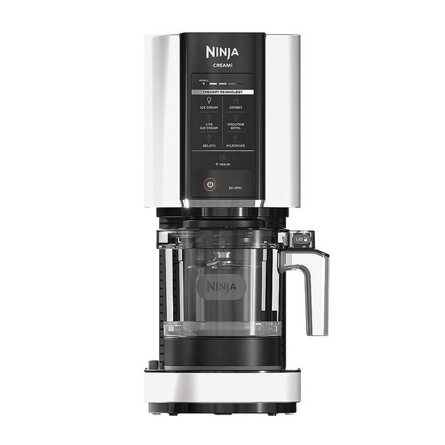 Ninja CREAMi Ice Cream Maker, 7 One-Touch Programs, with (2) Pint Containers & Lids, Compact Size, White