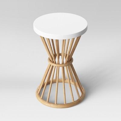 Aloysia Rattan End Table White - Opalhouse™