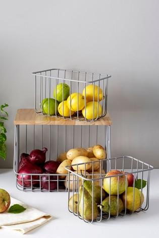 Set of 3 Malvern Storage Baskets