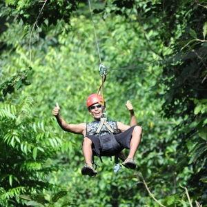 Waterfall Rappelling and Zip Lining