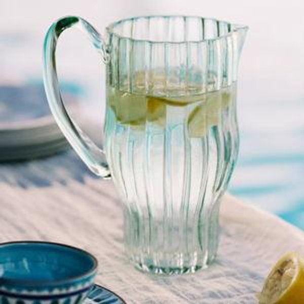 The Mediterranean Dish Glass Pitcher
