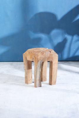 Teak Root Stool