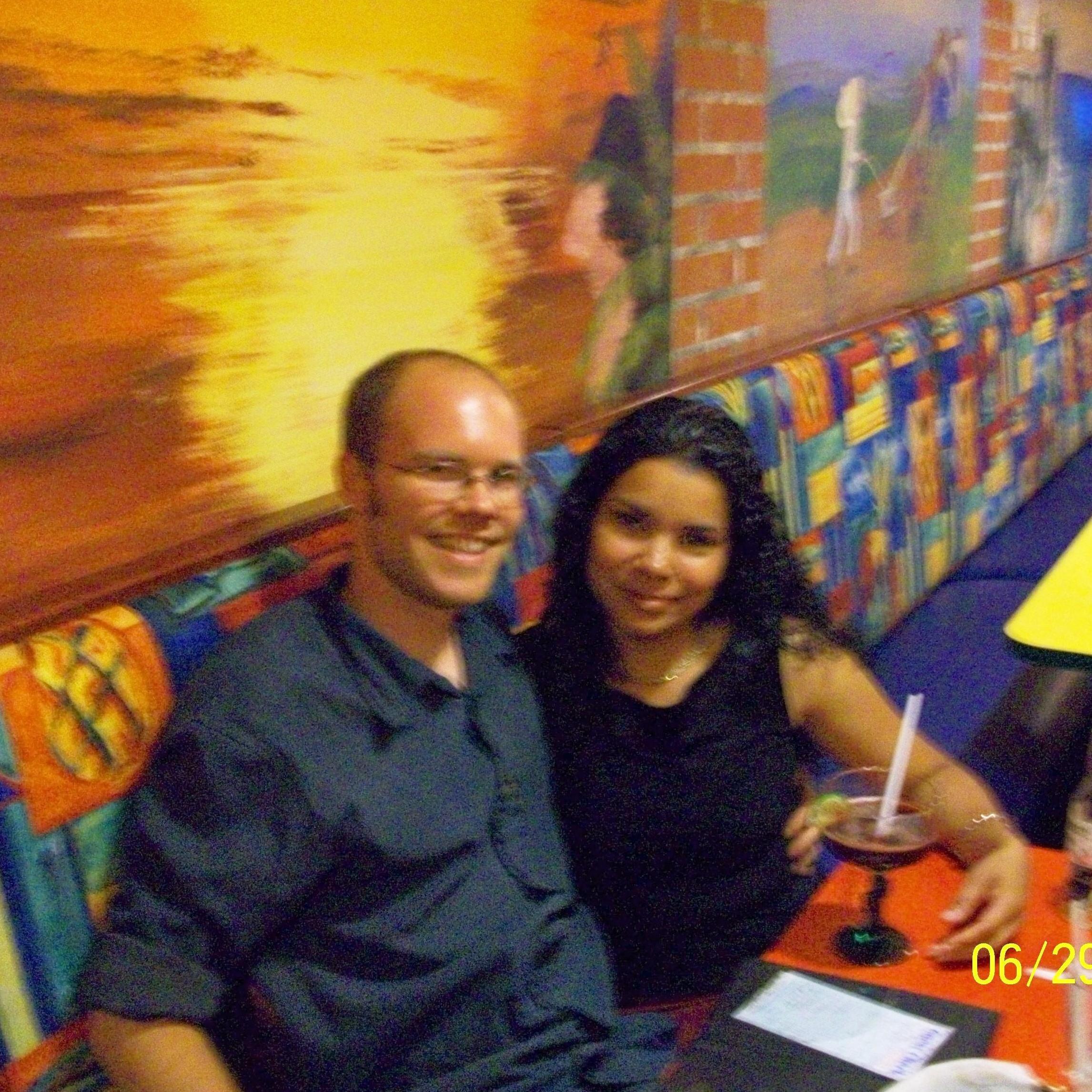 First time together, celebrating my birthday!