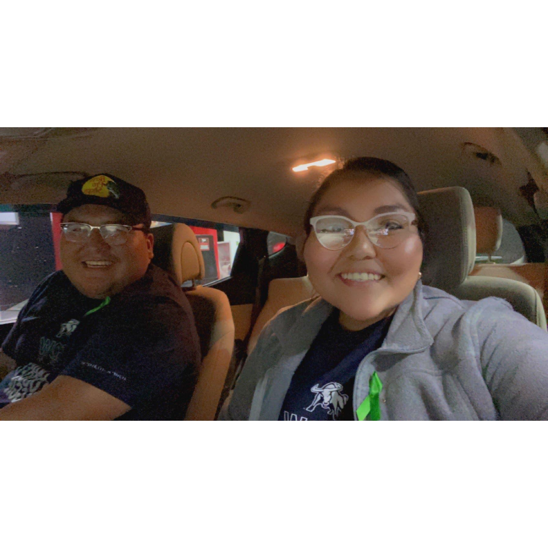 Our first USU Volleyball game. Aggies with another win, but also supported Coach Anderson son's Mental Health Awareness cause. 