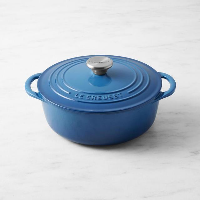 Le Creuset Enameled Cast Iron Shallow Round Oven, 2 3/4-Qt., Marseille