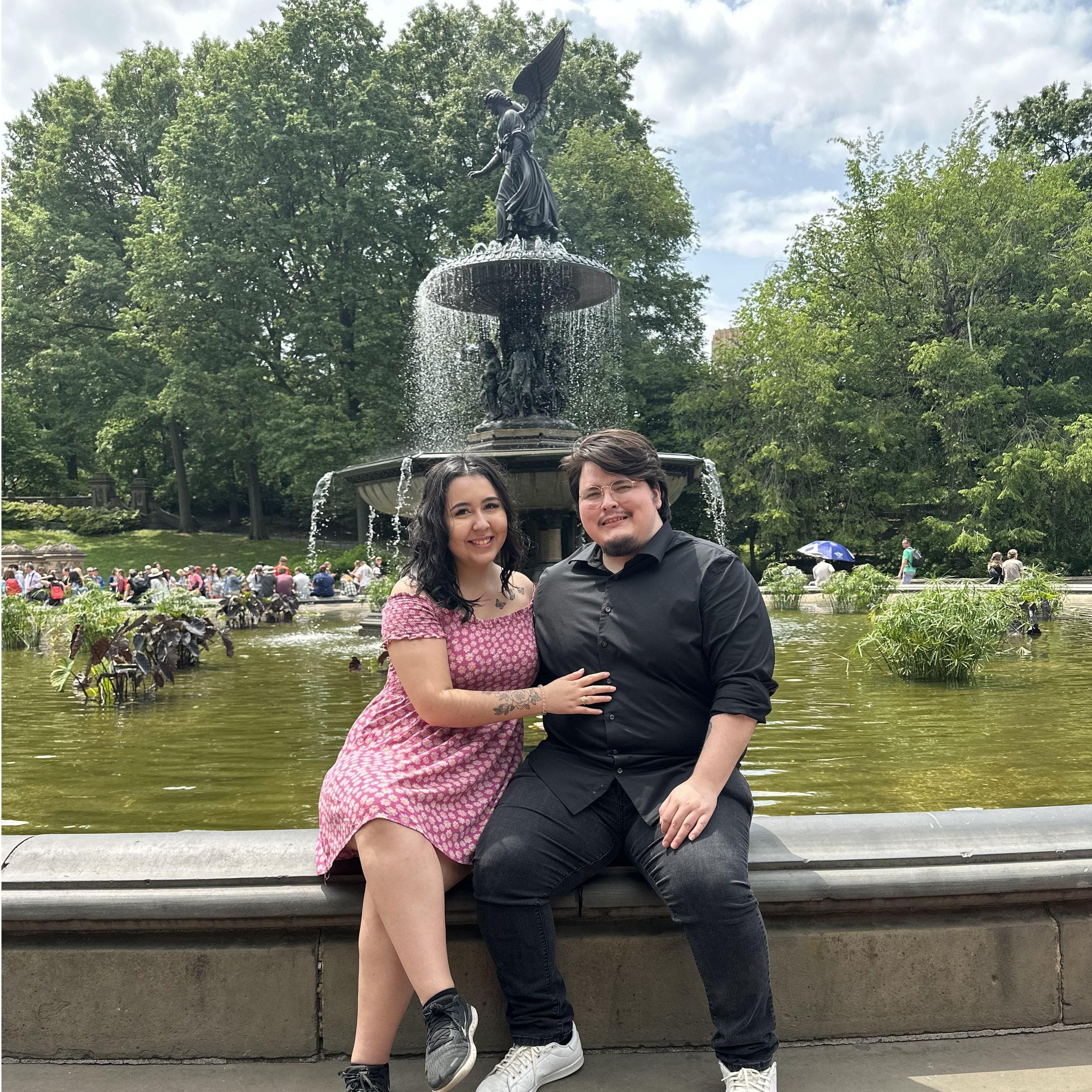 Us in Central Park, NYC, 2023