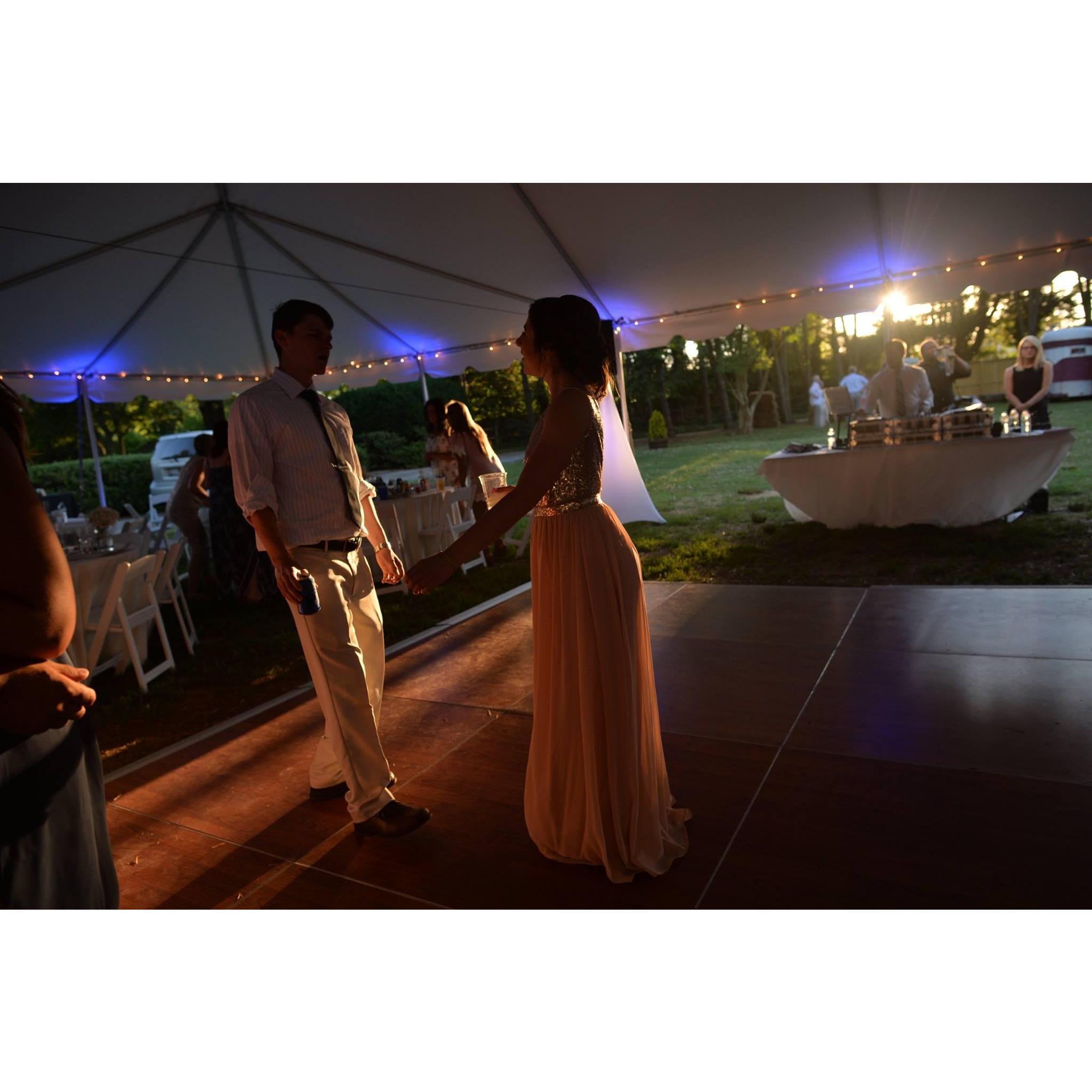 Breese wedding (had the dance floor to ourselves)