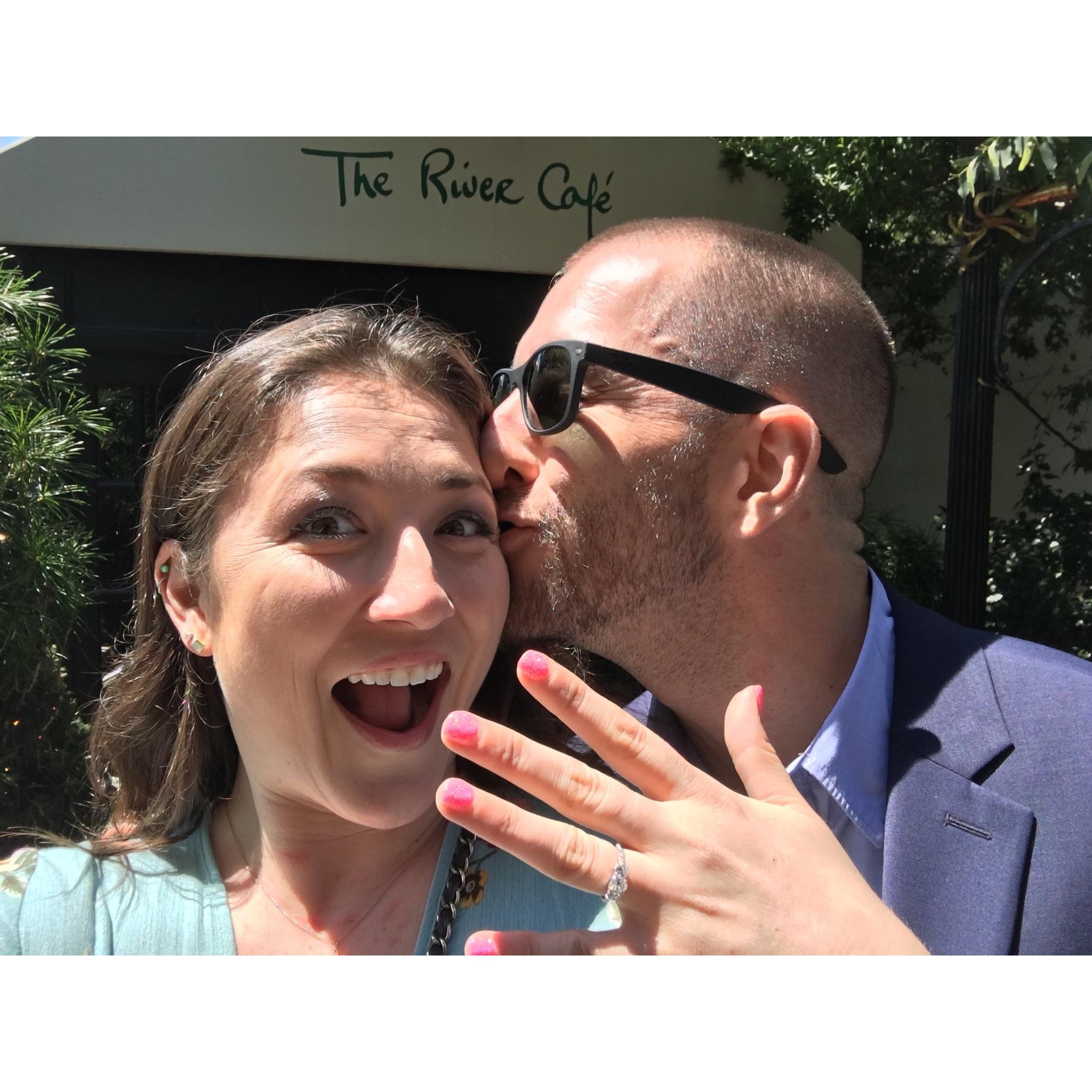 Right after Christina said “yes”