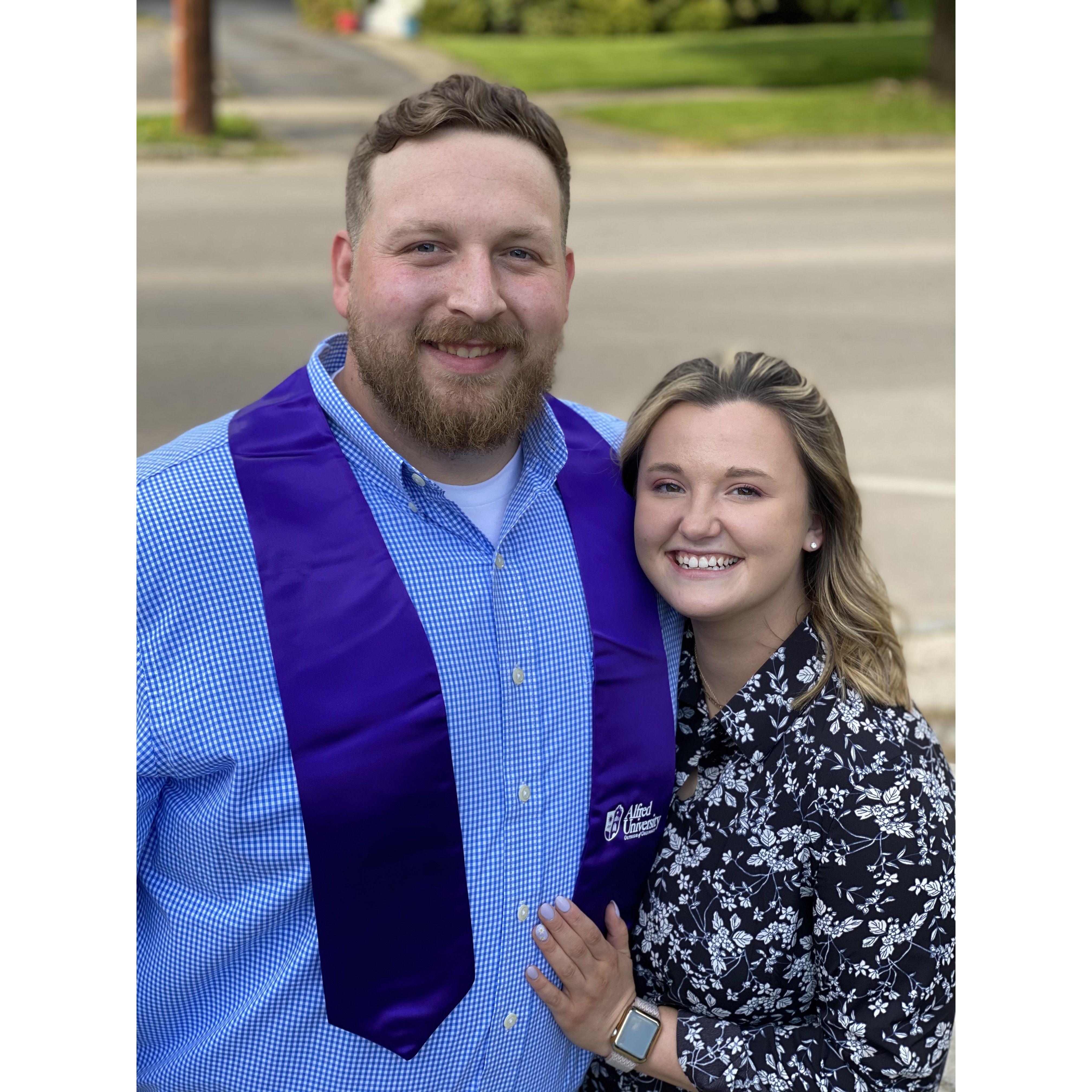 Jake's graduation from Grad School.