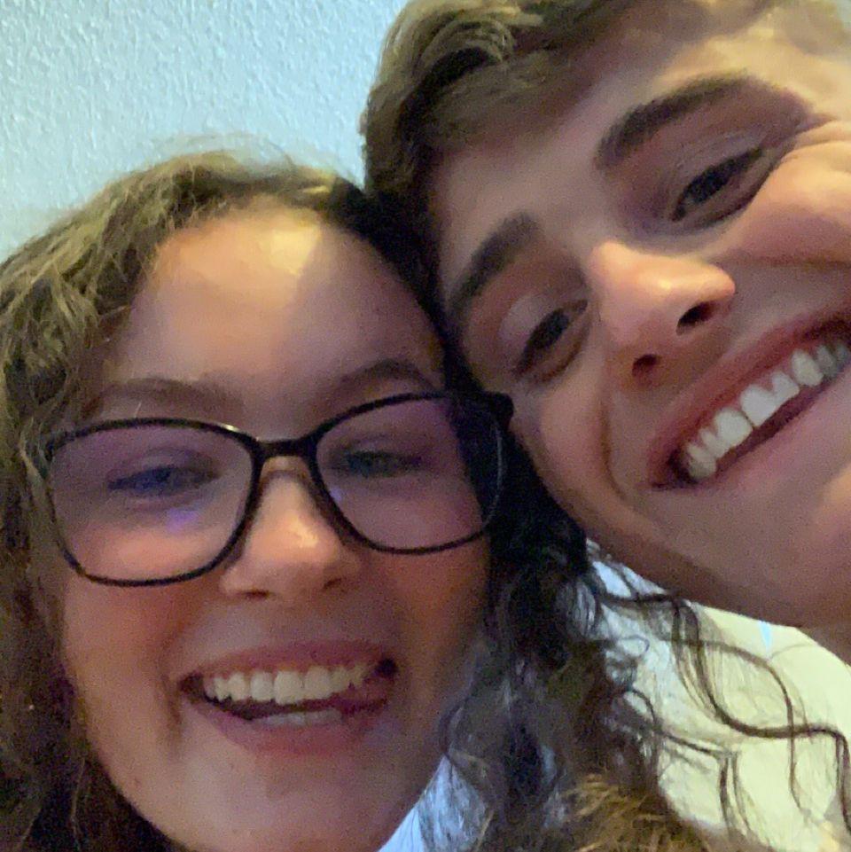 Believe it or not, this picture is from the first day we met.