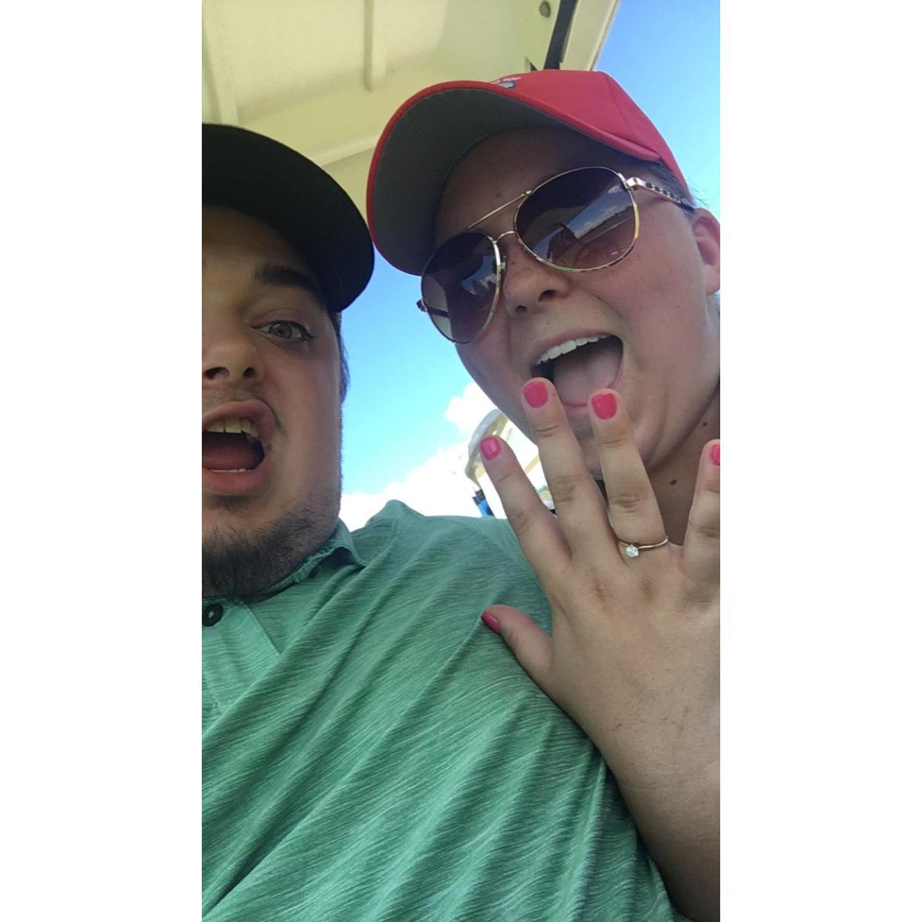 She said "Yes!"