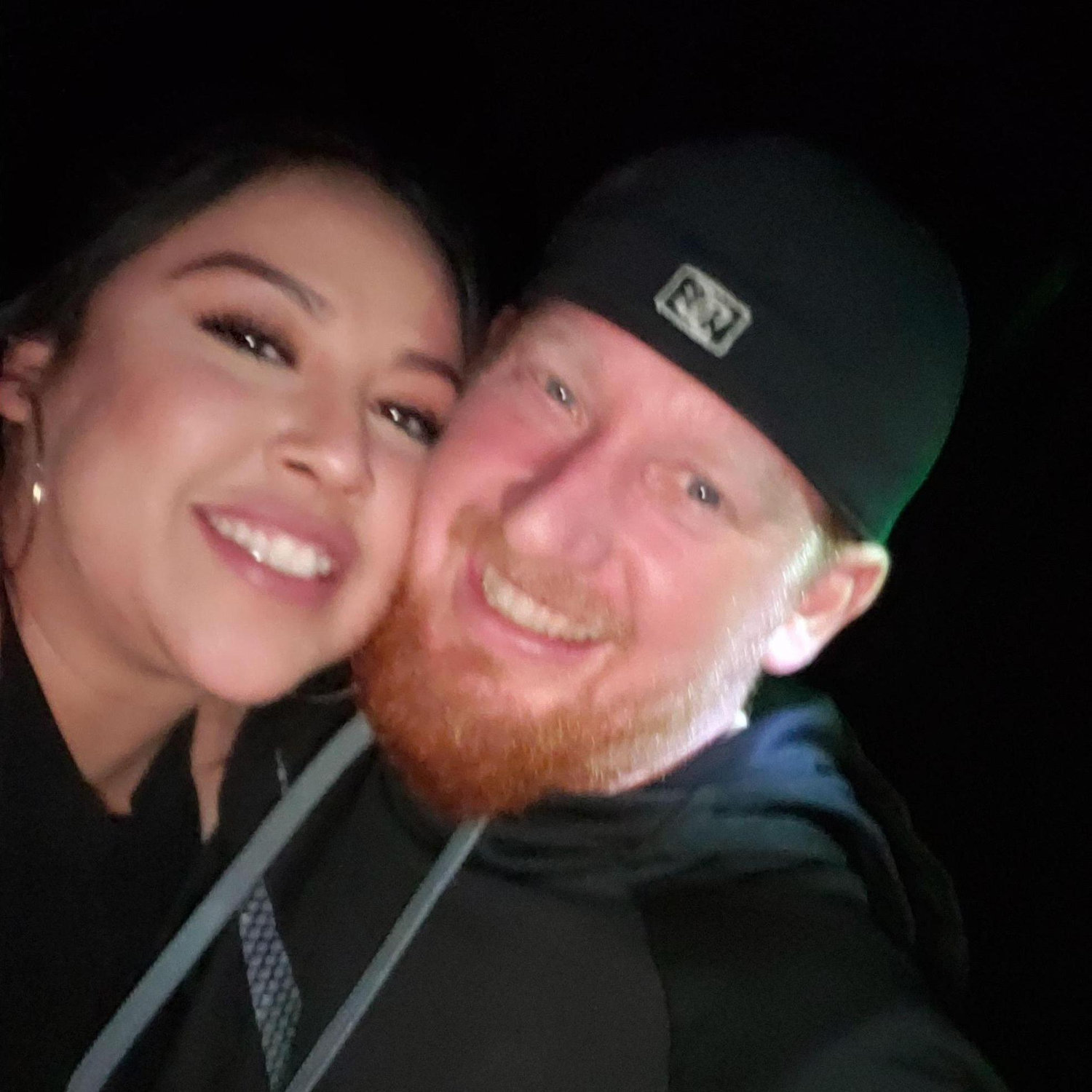 Our first photo together.