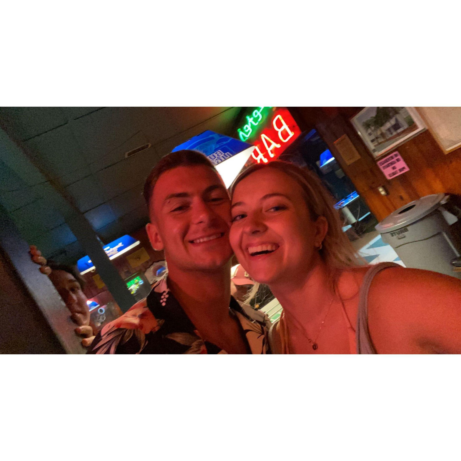 Fun fact- we met at Pete’s Bar in Neptune Beach!