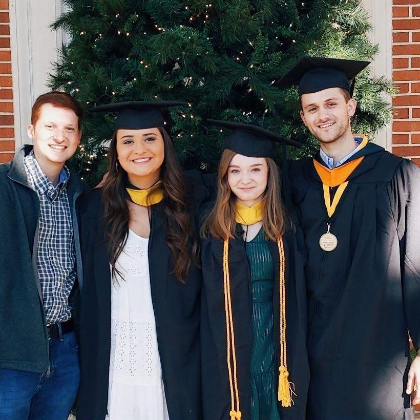 December 2020: We graduated! We somehow managed to graduate at the same time despite Grace's weird double degree program and Sam's mid-college major switch