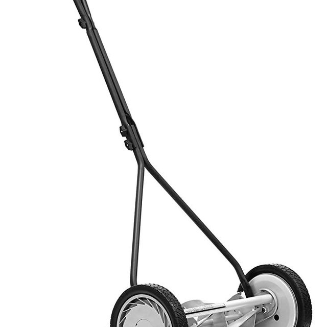 GREAT STATES 415-16 16-Inch Reel Mower Standard Full Feature Lawn Mower with T-Style Handle and Heat Treated Blades