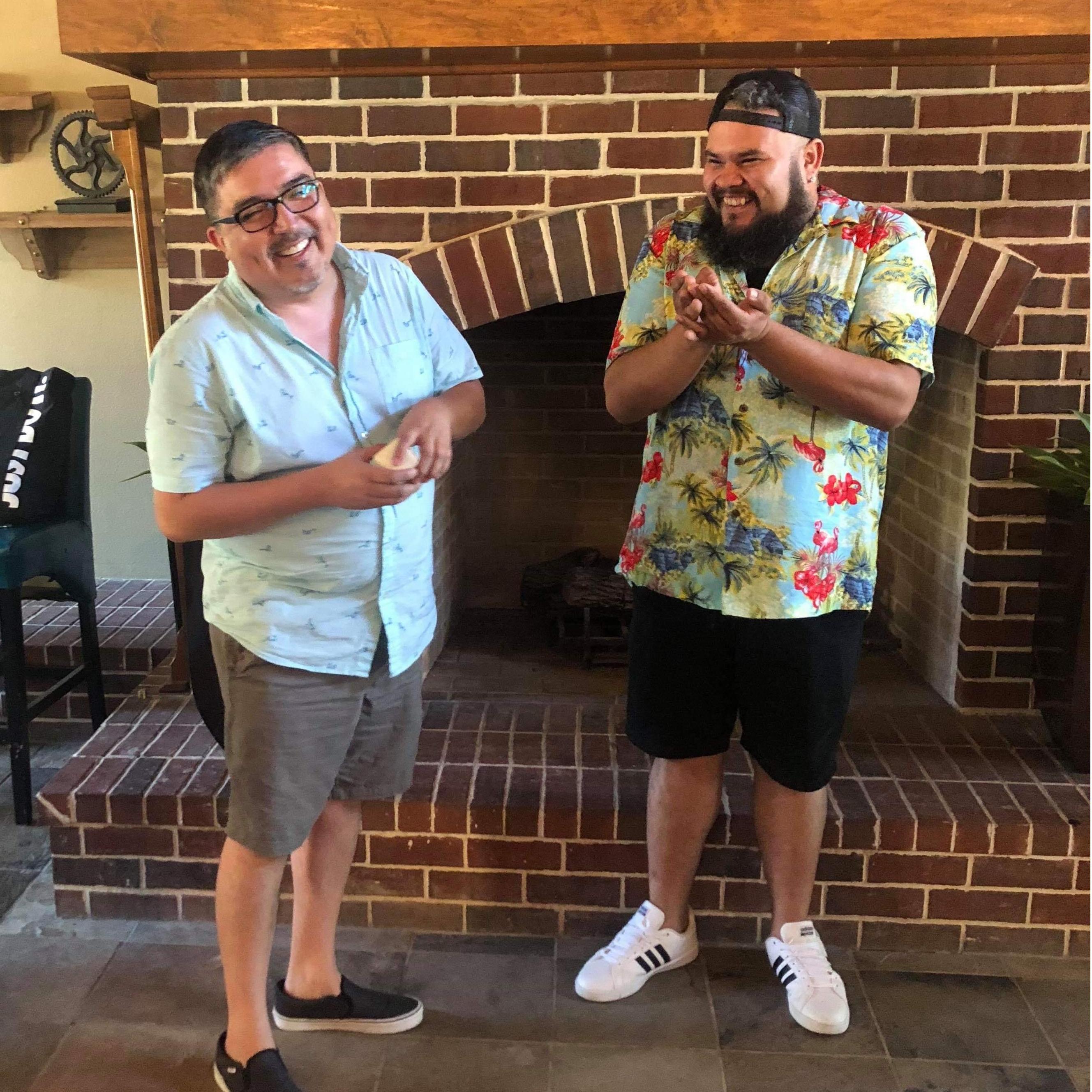 This was the moment Alfredo proposed to John Frank in April, 2019.