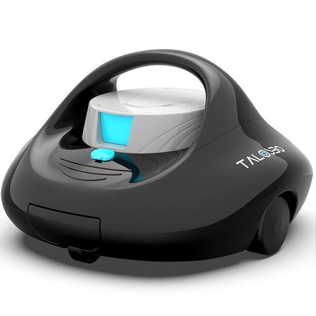 (2025 Upgraded) TALOSBO Pleco Se Cordless Pool Vacuum Up to 130 Mins Runtime, Robotic Pool Cleaner with 2.5H Fast Charge, Ideal for Flat Above Ground and Inground Pools up to 861 Sq. Ft.