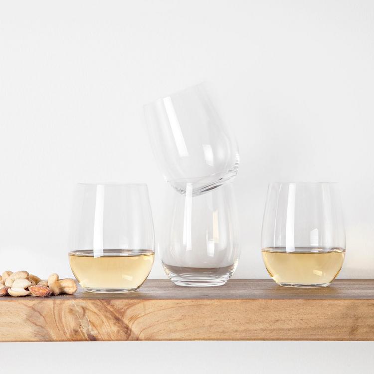 Riedel O Viognier and Chardonnay Stemless Wine Glasses 4 Piece