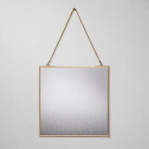 12"x12" Distressed Brass Wall Mirror - Hearth & Hand™ with Magnolia