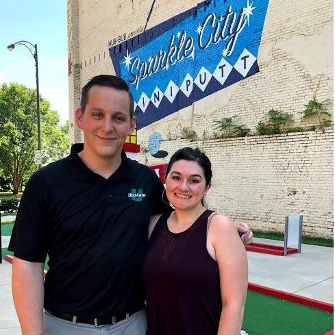 We went on our second date and it was my first time up in SC! We had a blast at the mini golf!