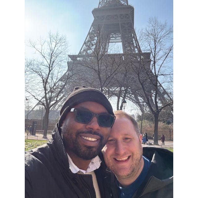 The couple adores Paris. On Valentine's Day of 2025, their 2-year anniversary, this was the 1st time that they got to see the city together.