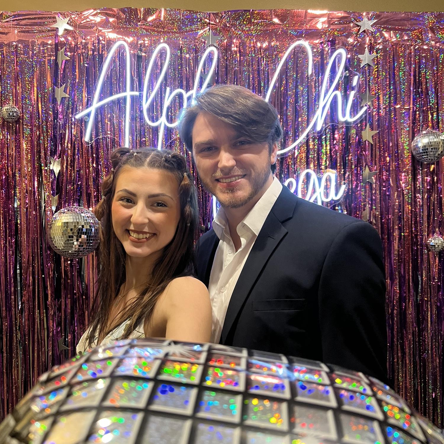 Alpha chi semi formal. Our first event together.