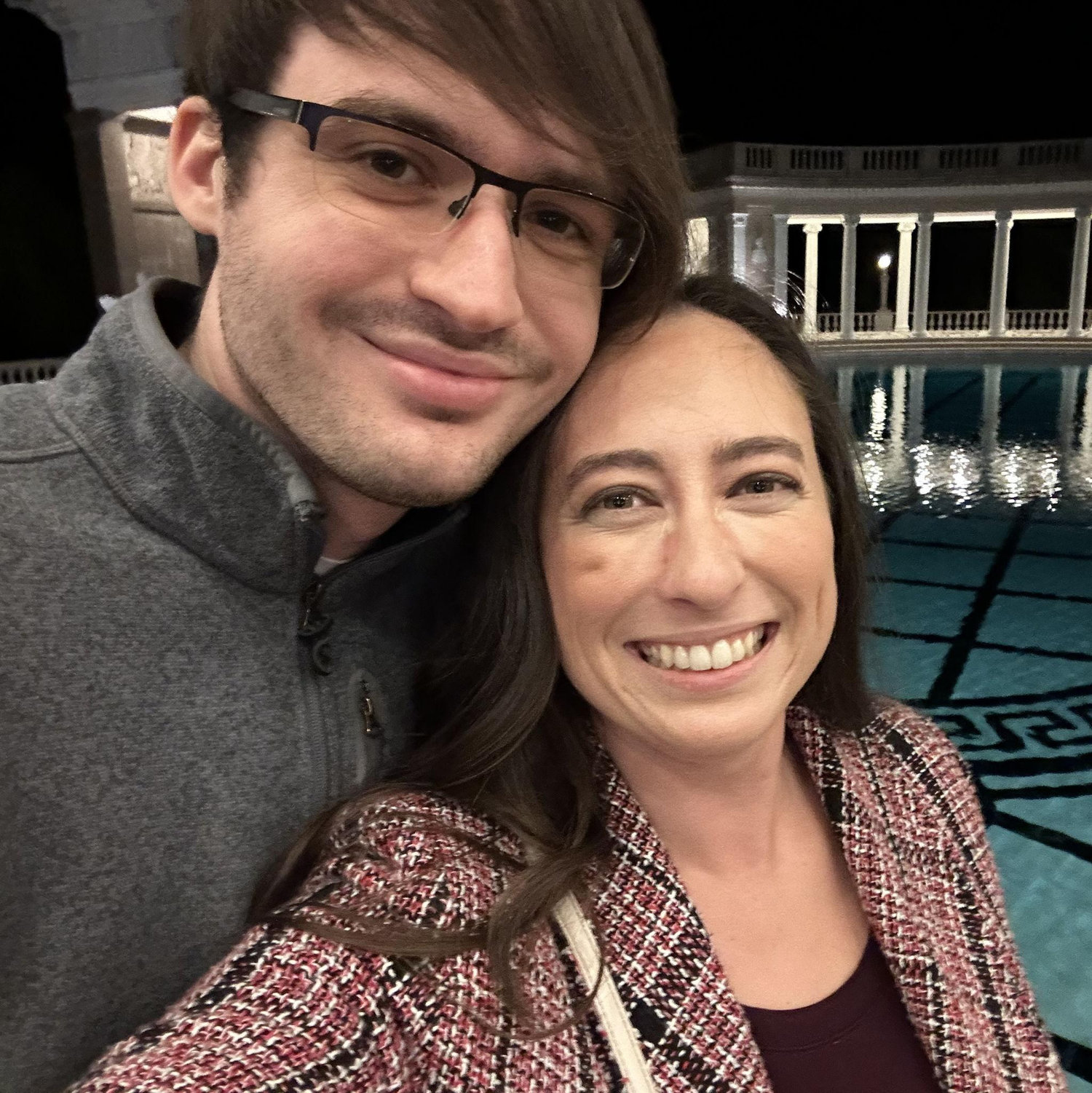 Our night tour of Hearst Castle at Christmas time.