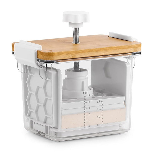 Tofu Press - Tofu Press Dishwasher Safe, Vegan Gifts Tofu Presser for Removing Water from Tofu Extra Firm Organic, Tofu Maker Mold for Pressing Out Water from Firm, and Extra Firm Tofu - BPA Free