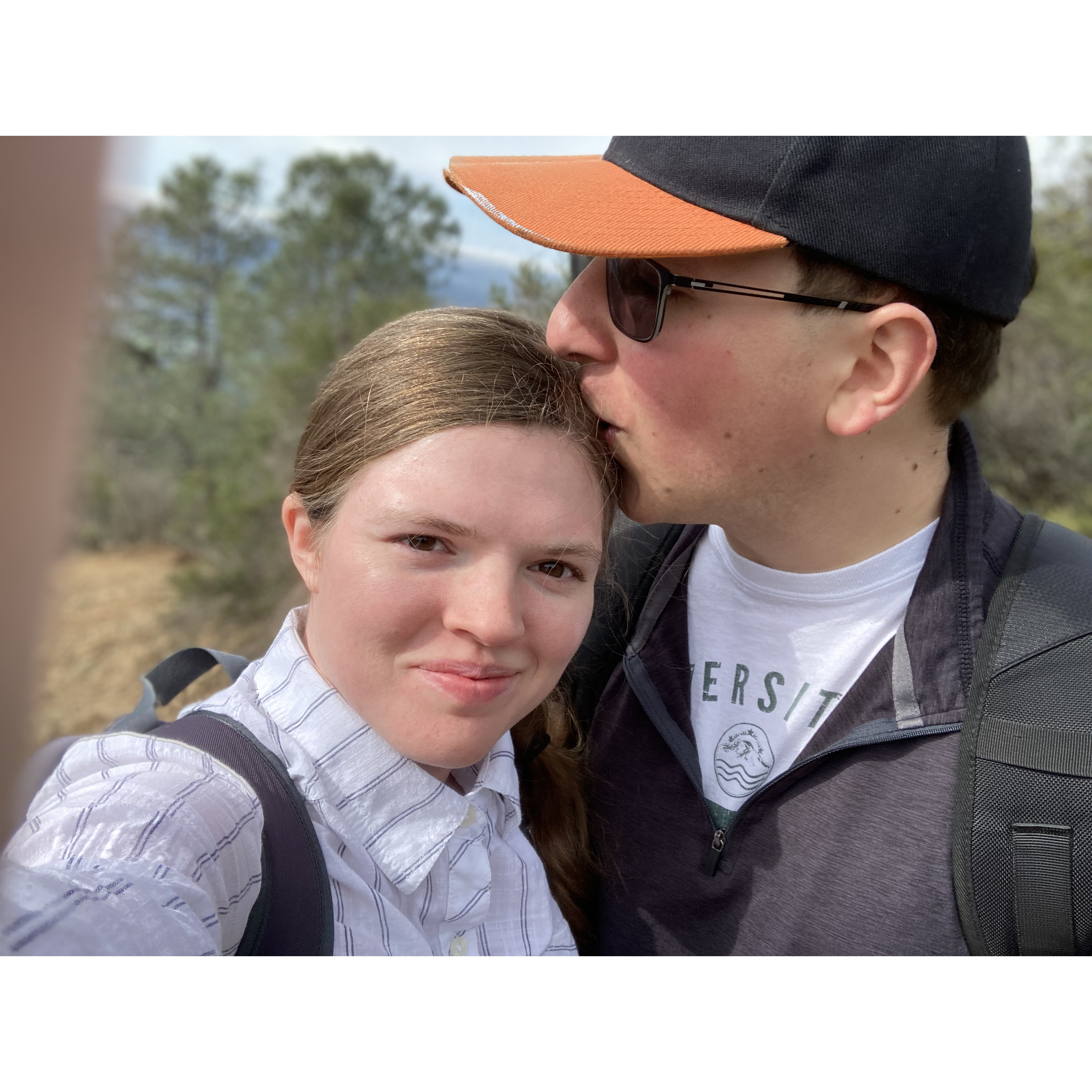 Made it to the top of Mt. Diablo! (P.S. We drove part of the way).